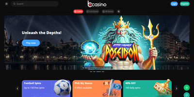 Seitenvorschau von bCasino