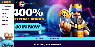 Aperçu du site Crypto Palace