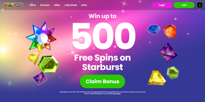 Hyper Slots のサイトプレビュー