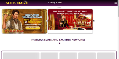 Slots Magic のサイトプレビュー
