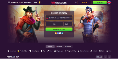 Превью сайта Wizebets